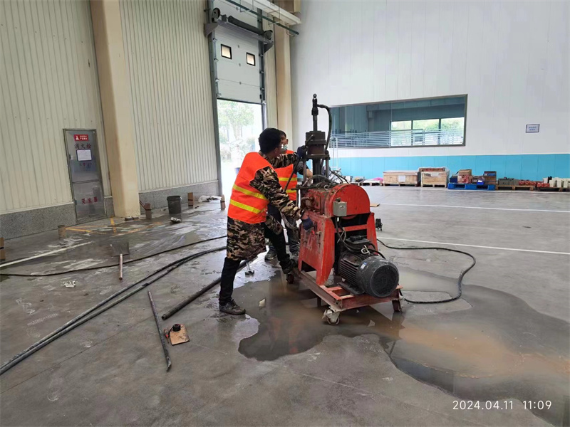 古县厂房地面下沉塌陷注浆加固施工